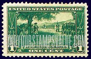 FindYourStampsValue: LEXINGTON-CONCORD ISSUE - Washington at Cambridge