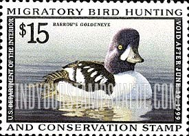 FindYourStampsValue: BARROW'S GOLDENEYE