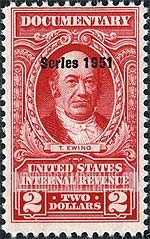 FindYourStampsValue: DOCUMENTARY ISSUE - Thomas Ewing