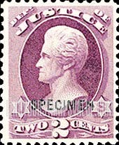 FindYourStampsValue: JUSTICE - Andrew Jackson