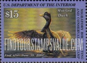 FindYourStampsValue: MOTTLED DUCK