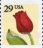 FindYourStampsValue: FLOWER, Coil Stamp