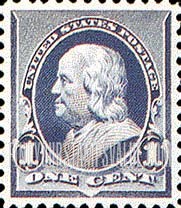 FindYourStampsValue: BENJAMIN FRANKLIN