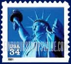 FindYourStampsValue: Statue of Liberty, Self-Adhesive Booklet Stamp