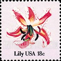 FindYourStampsValue: FLOWERS - Lily
