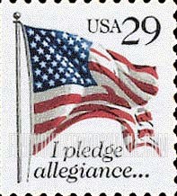 FindYourStampsValue: PLEDGE OF ALLEGIANCE, Booklet stamp