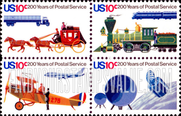 FindYourStampsValue: U.S. POSTAL SERVICE BICENTENNIAL