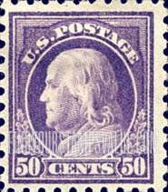 FindYourStampsValue: BENJAMIN FRANKLIN