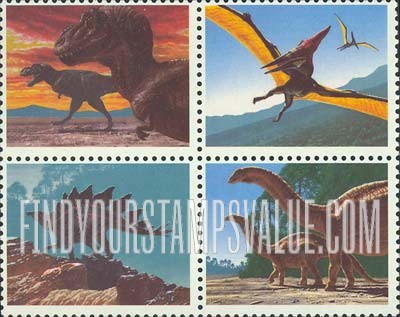 FindYourStampsValue: Prehistoric Animals