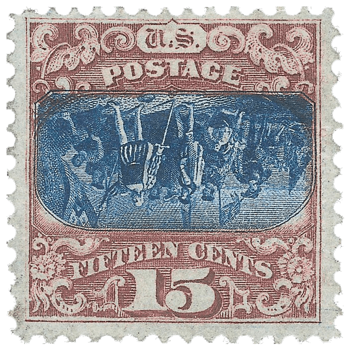LANDUNG VON COLUMBUS, die 1869 seltene Marke