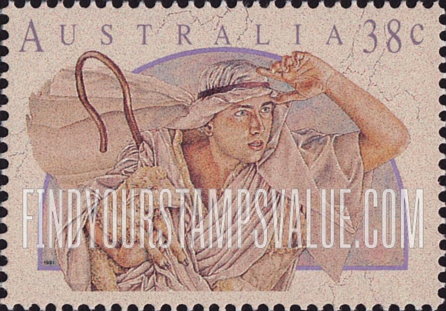 FindYourStampsValue: Christmas: Shepherd