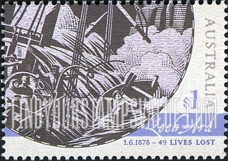 FindYourStampsValue: Shipwrecks: Loch Ard, 1878