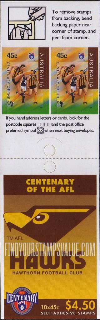 FindYourStampsValue: Hawthorn Hawks