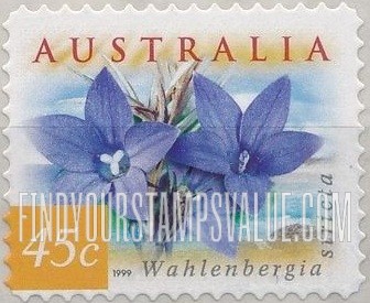 FindYourStampsValue: Flora & Fauna Type of 1996: Wahlenbergia stricta