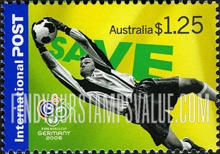 FindYourStampsValue: 2006 World Cup Soccer Championships, Germany: “Save”