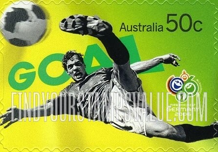 FindYourStampsValue: 2006 World Cup Soccer Championships, Germany: “Goal”