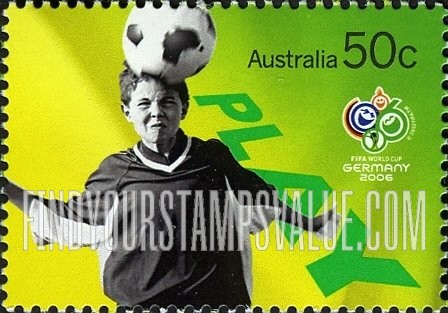FindYourStampsValue: 2006 World Cup Soccer Championships, Germany: “Play”