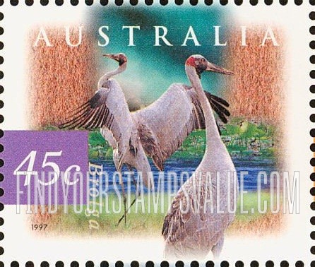 FindYourStampsValue: Flora and Fauna: Brolga
