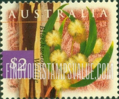 FindYourStampsValue: Flora and Fauna: Blackwood wattle