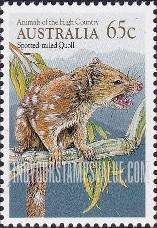 FindYourStampsValue: Spotted-tailed quoll