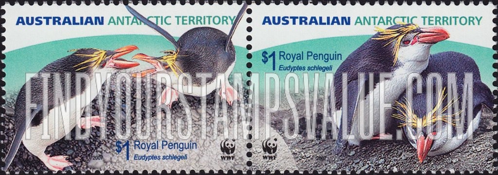 FindYourStampsValue: AUSTRALIAN ANTARCTIC TERRITORY - Worldwide Fund For Nature (WWF)