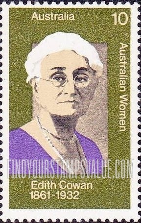 FindYourStampsValue: Edith Cowan, Judge and Legislator