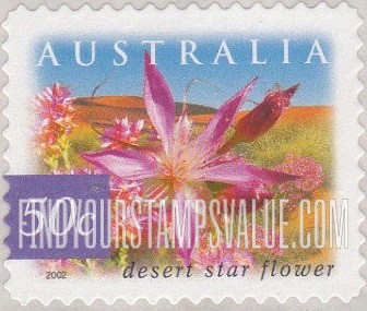 FindYourStampsValue: Flora and Fauna Type of 1996: Desert star flower