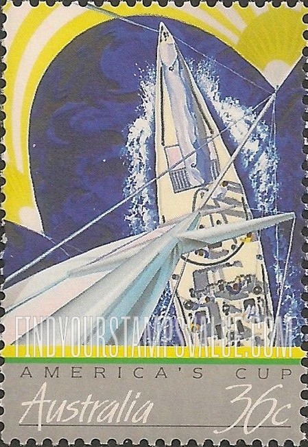 FindYourStampsValue: America’s Cup