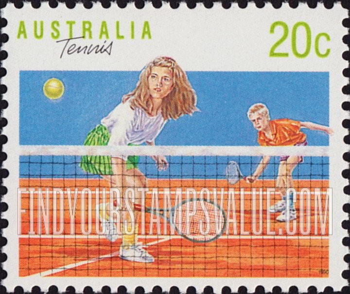 FindYourStampsValue: Sports: Tennis