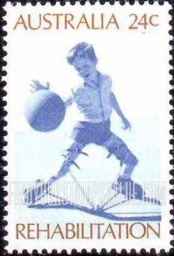 FindYourStampsValue: Boy wearing Toronto splint, playing ball