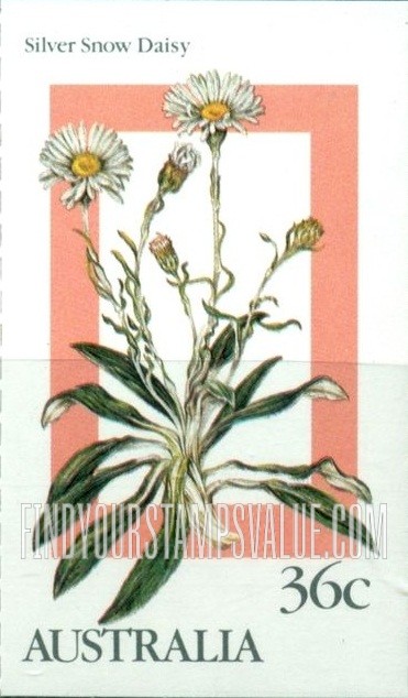 FindYourStampsValue: Alpine Wildflowers: Silver snow daisy