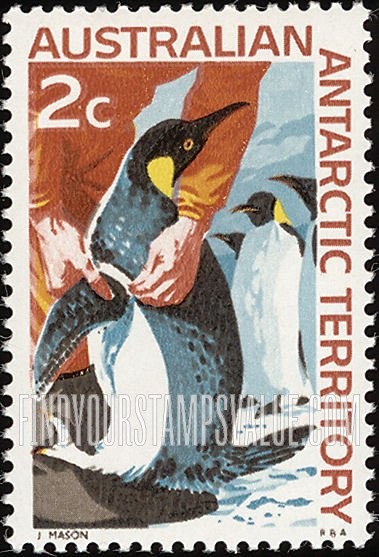 FindYourStampsValue: AUSTRALIAN ANTARCTIC TERRITORY: Banding penguins