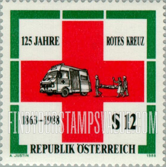 FindYourStampsValue: International Red Cross, 125th Anniversary