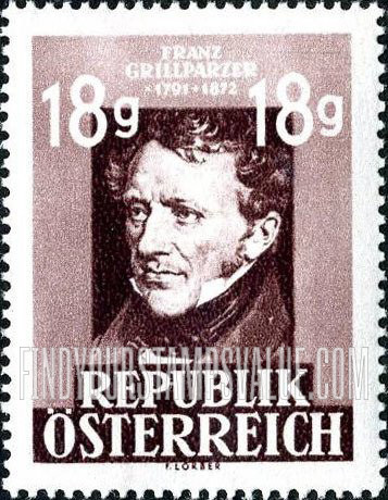 FindYourStampsValue: Franz Grillparzer
