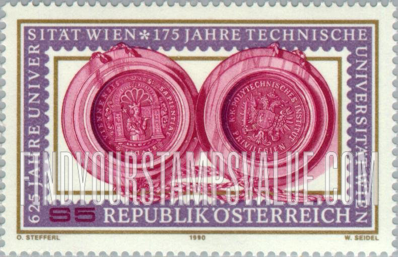 FindYourStampsValue: University Seals