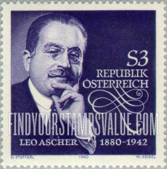 FindYourStampsValue: Leo Ascher (1880-1942), Composer