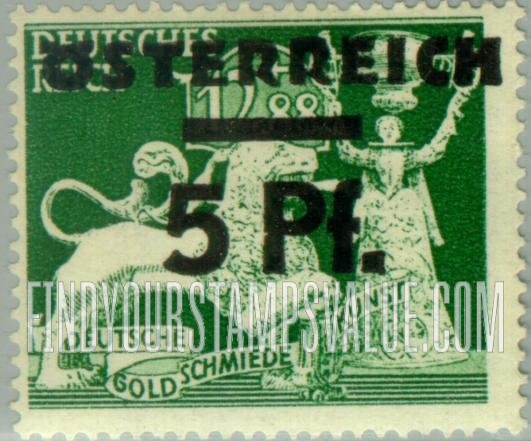 FindYourStampsValue: For Use in Vienna, Lower Austria and Burgenland: German Semi-Postal Stamp