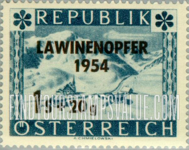 FindYourStampsValue: Semi-Postal: St. Christof am Arlberg, Tyrol