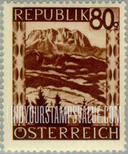 FindYourStampsValue: Kaiser Mountains, Tyrol