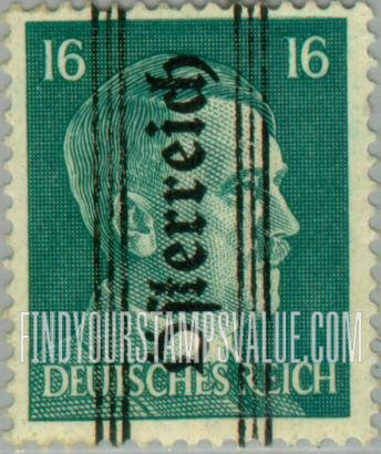 FindYourStampsValue: For Use in Styria: Stamp of Germany