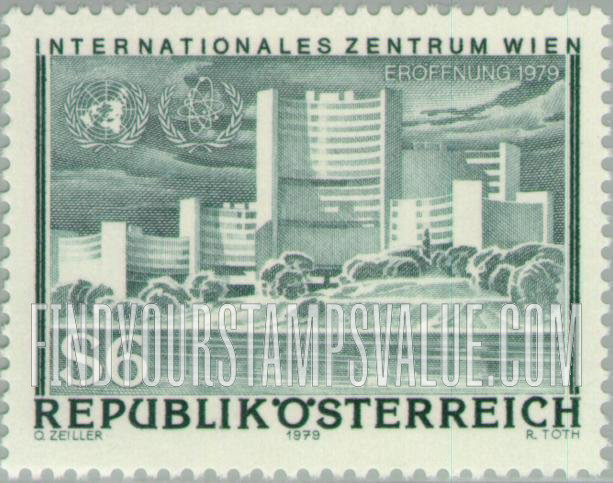FindYourStampsValue: Donaupark, UNIDO and IAEA Emblems