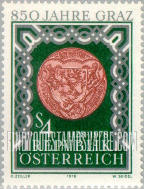 FindYourStampsValue: Seal of Graz, 1440