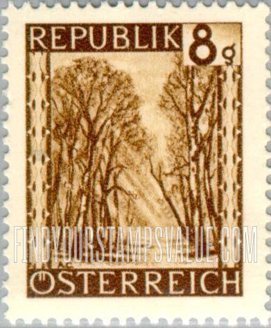 FindYourStampsValue: The Prater Woods, Vienna