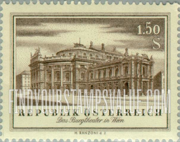 FindYourStampsValue: Burgtheater, Vienna