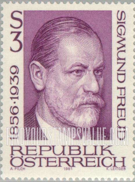 FindYourStampsValue: Sigmund Freud (1856-1939), Psychoanalyst