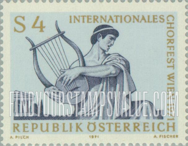 FindYourStampsValue: Singer with Lyre