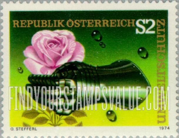 FindYourStampsValue: Gauntlet Protecting Rose