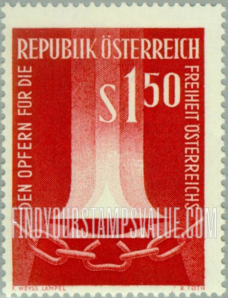 FindYourStampsValue: Flame and Broken Chain