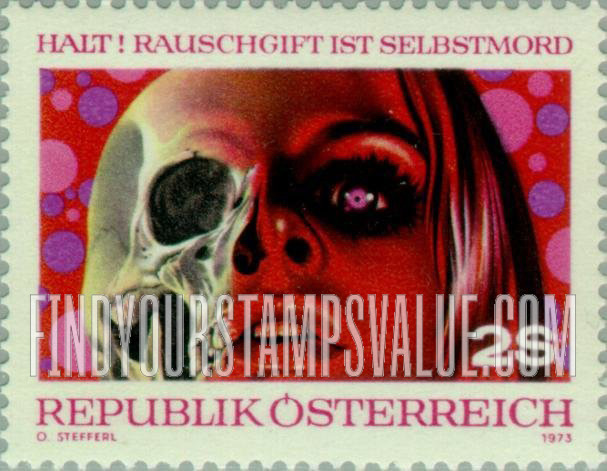 FindYourStampsValue: “Drugs are Death”