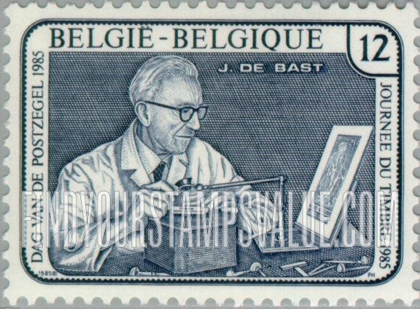 FindYourStampsValue: Jean de Bast (1883-1975), Engraver